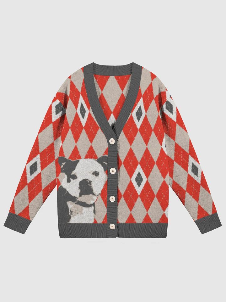Customizable 4-Color Jacquard Cardigan product image (4)