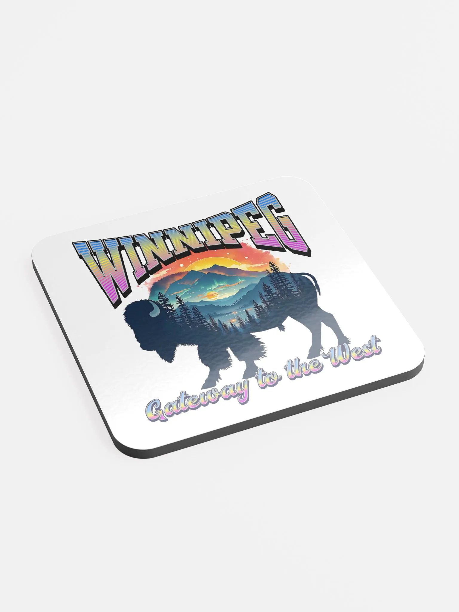 Winnipeg Gateway To The West Bison Gateway Coaster product image (3)