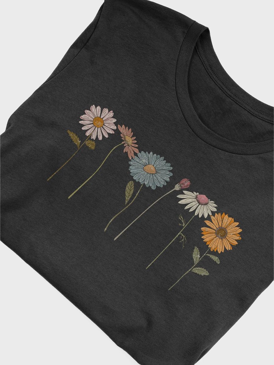Daisy Flower Shirt Boho Botanical Tee April Birth Month Flower T-Shirt Gift For Her product image (4)