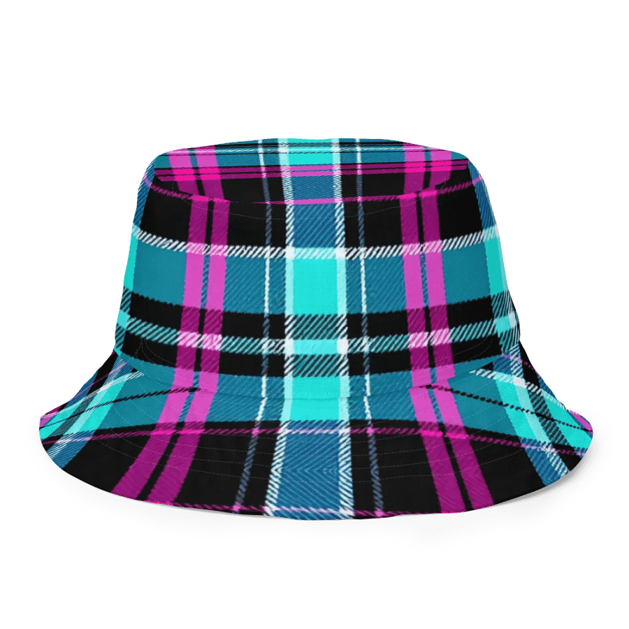 Plaid Fusion Reversible Bucket Hat product image (8)