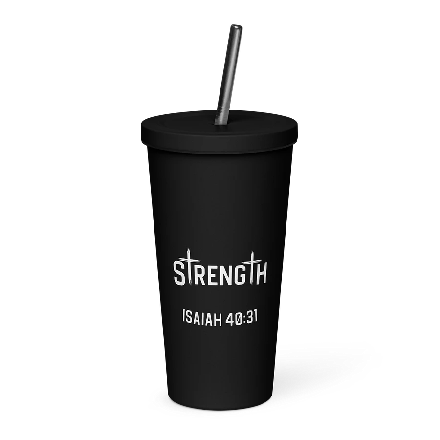 Strength 20 oz. Insolated Cup: Black product image (1)