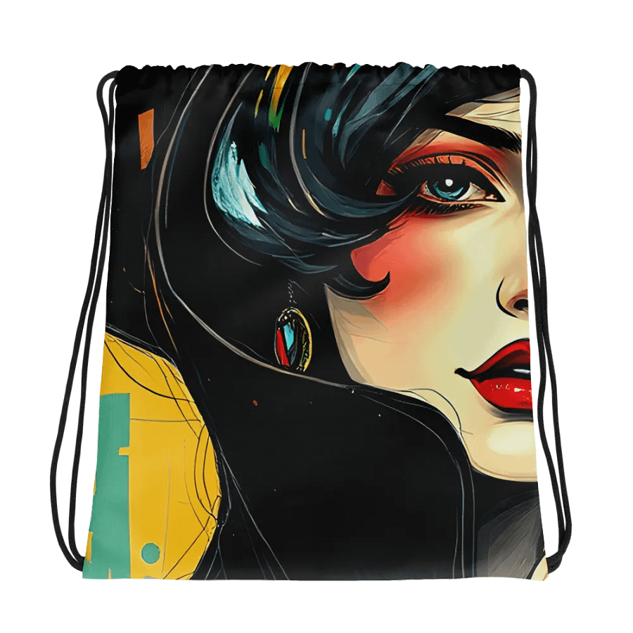 Maybe it's maybelline! All-Over Drawstring Bag product image (1)