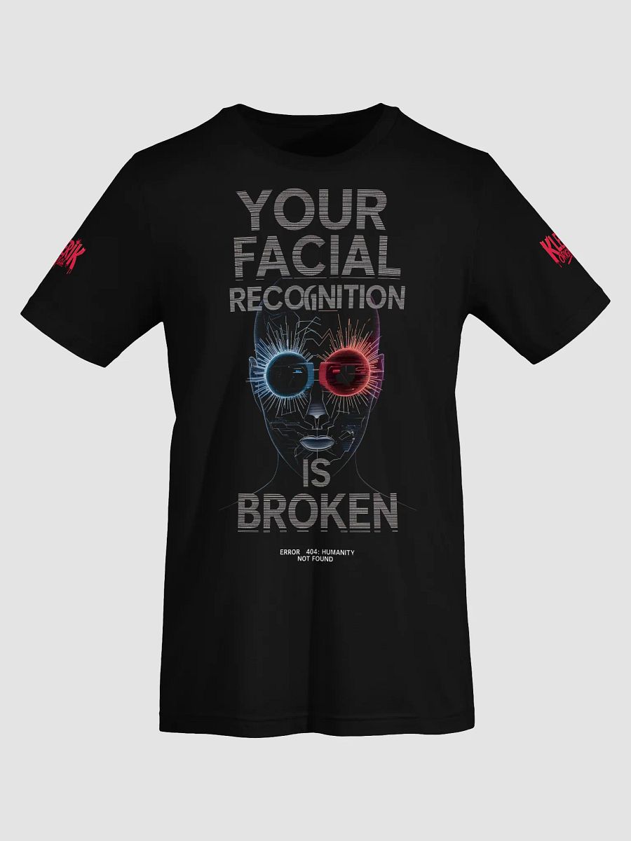 Rebellion Glitch T-Shirt - your facial recognition is broken product image (7)