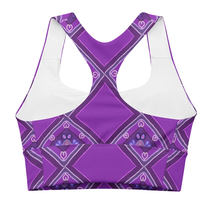 Purple_Pattern Sports Bra product image (1)