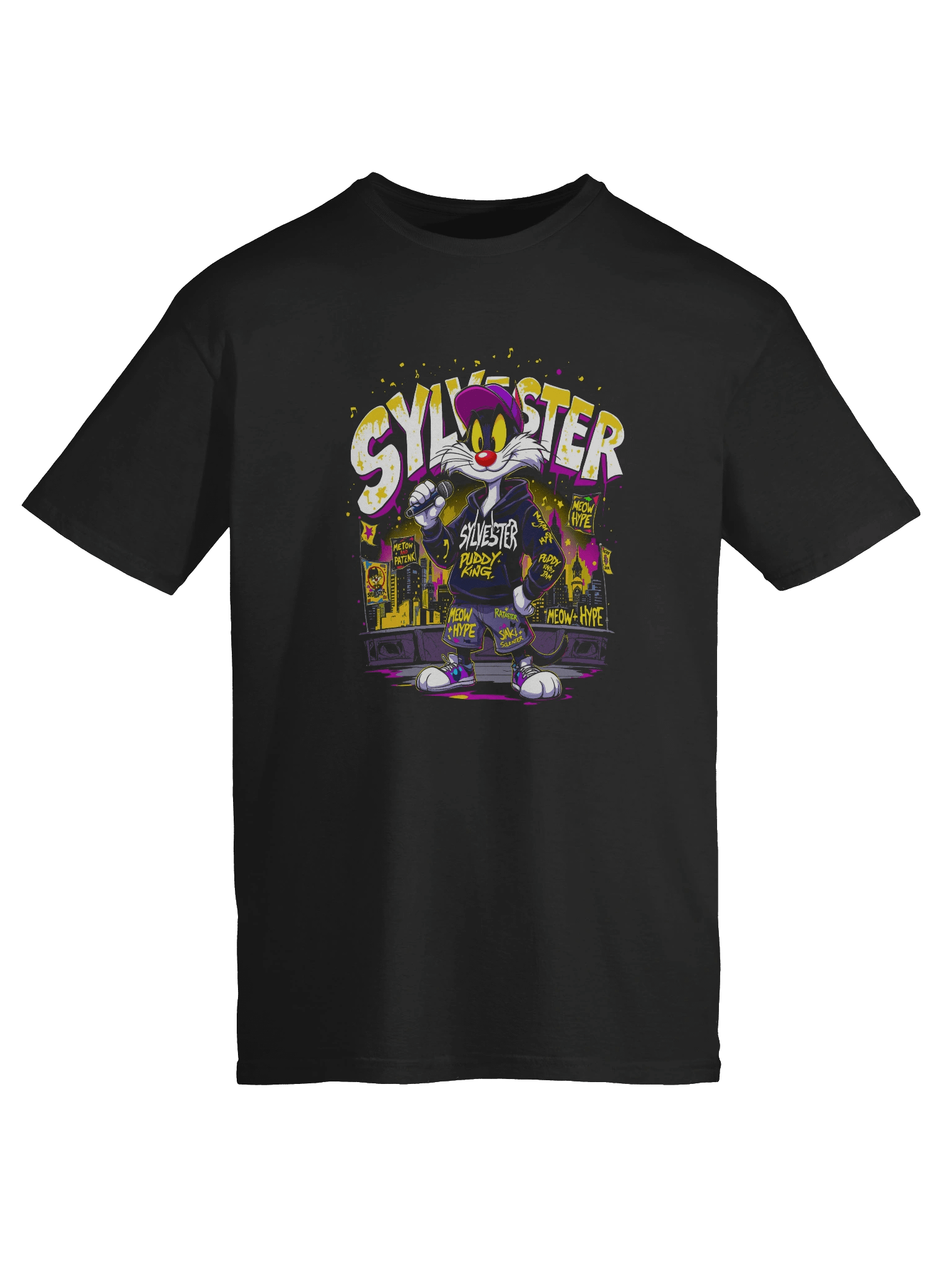 Sylvester Graffiti Hoodie Tee product image (9)