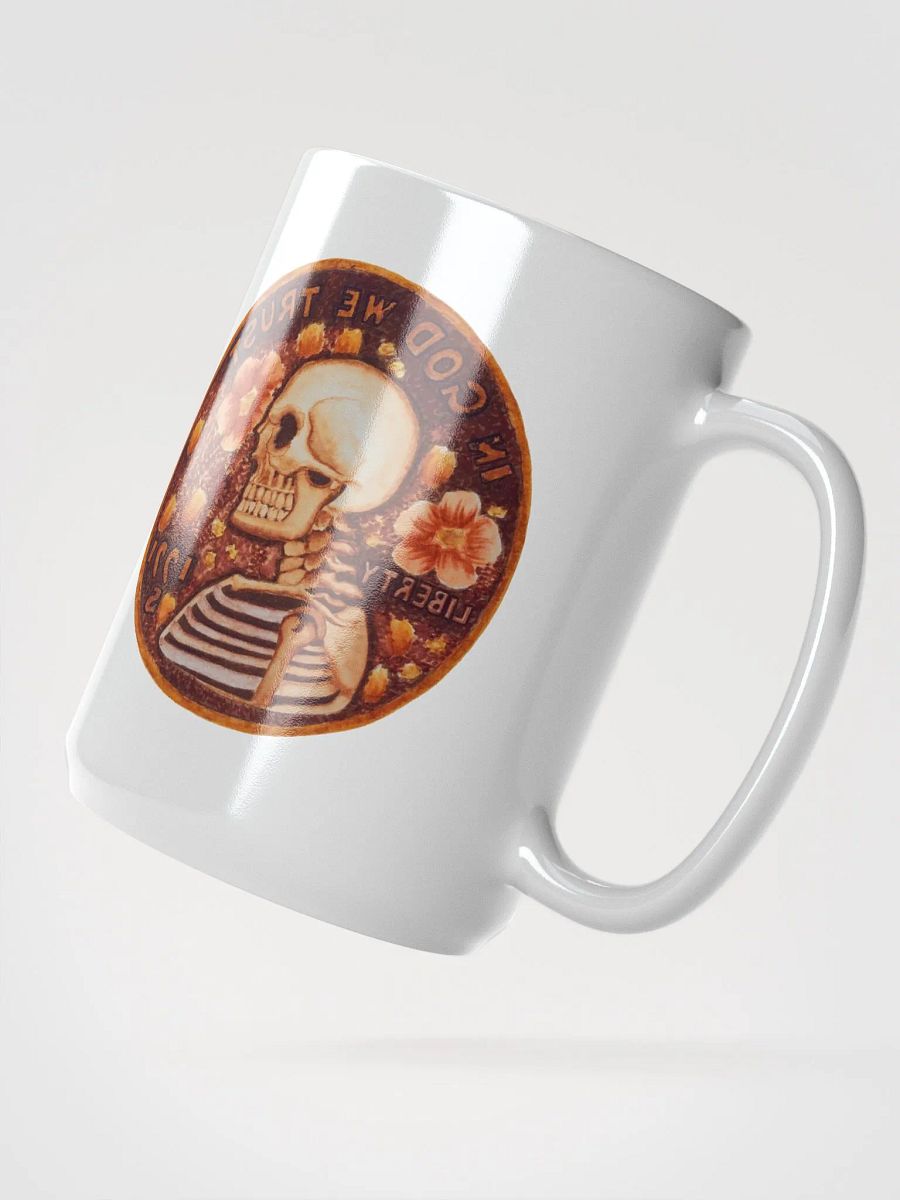 PRETTY PENNY white glossy mug product image (3)