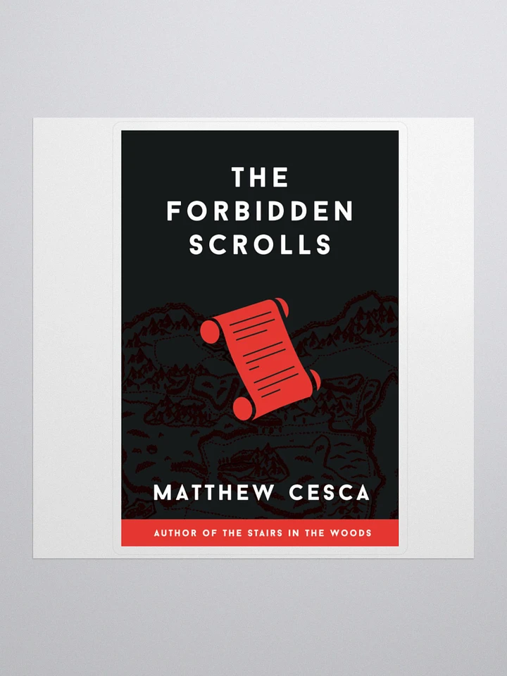 The Forbidden Scrolls Book Cover Sticker product image (1)