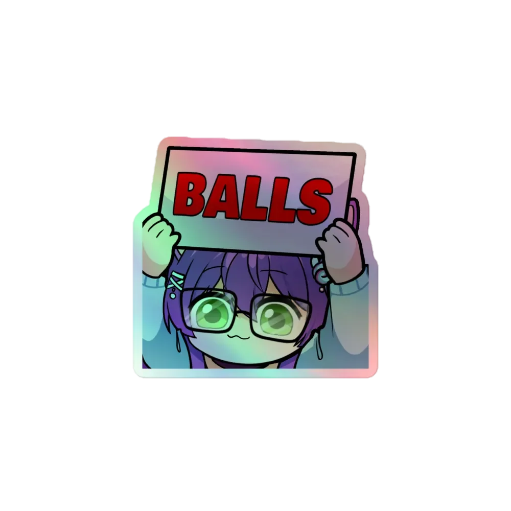 Balls Holographic Sticker product image (1)