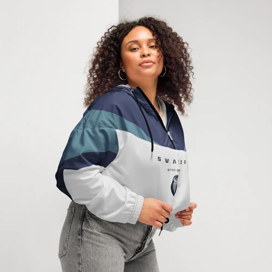 Stay Owl-ert Crop Hoodie Windbreaker product image (6)