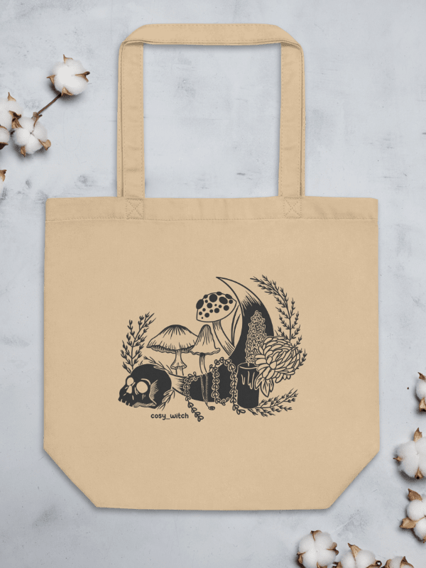 Witchy Things Eco Cotton Tote Bag - Natural product image (3)