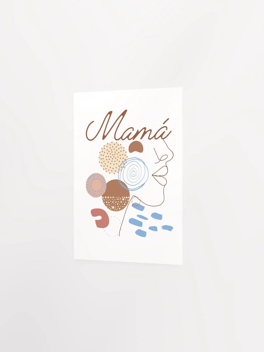 Mamá Boho Mothers Day Design Spots paper poster product image (2)