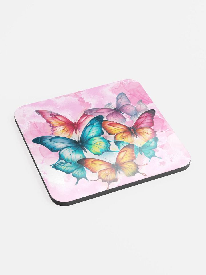 Rainbow Butterfly Nature Themed Mouse Pad product image (2)