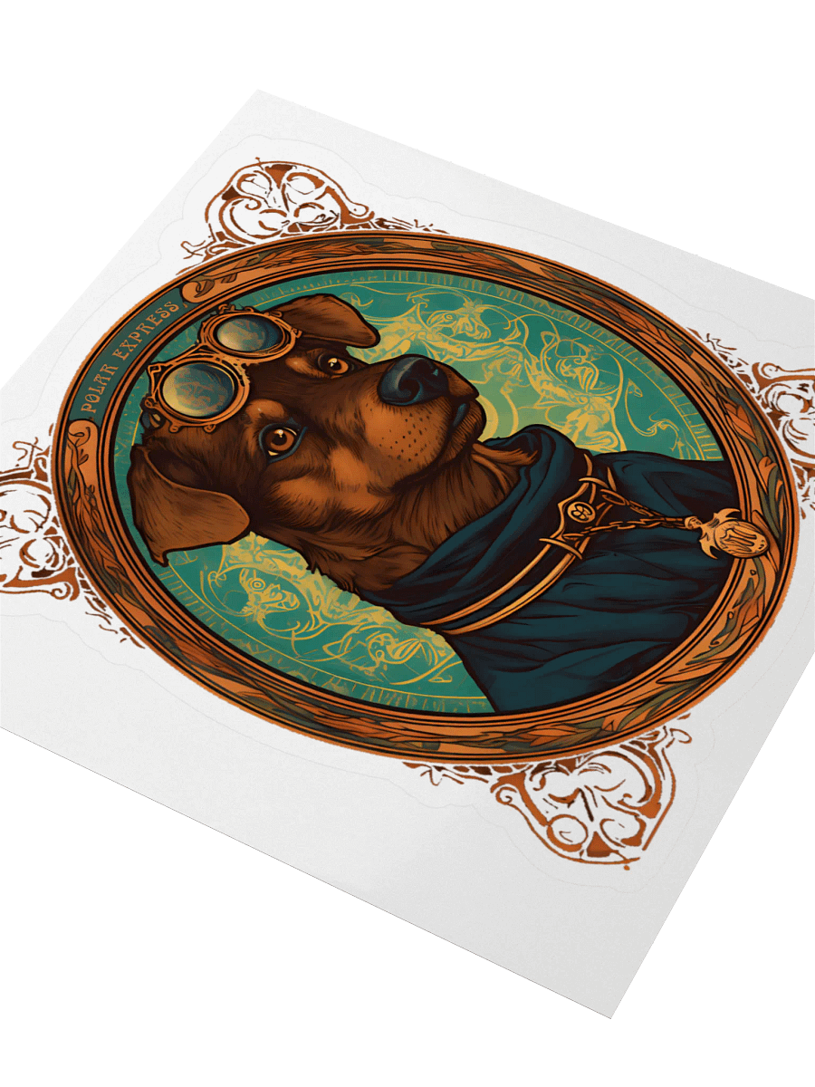 Whimsical Doggie Delight Kiss Cut Stickers product image (3)