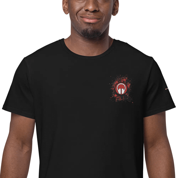 Printful Premium Iconic Paint Splat Headphones Heavyweight Cotton T-Shirt product image (1)