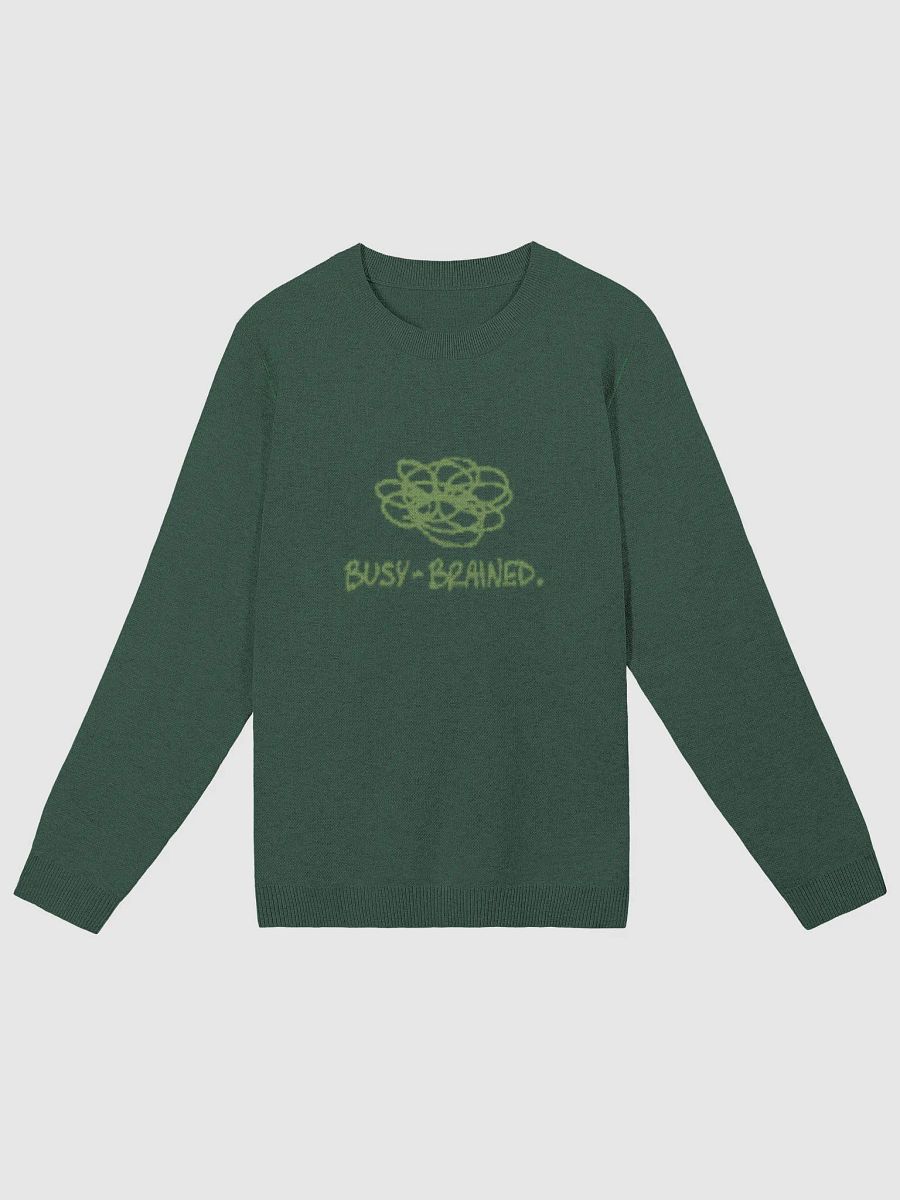 BUSY-BRAINED (duotone green) knitwear classic crewneck product image (4)
