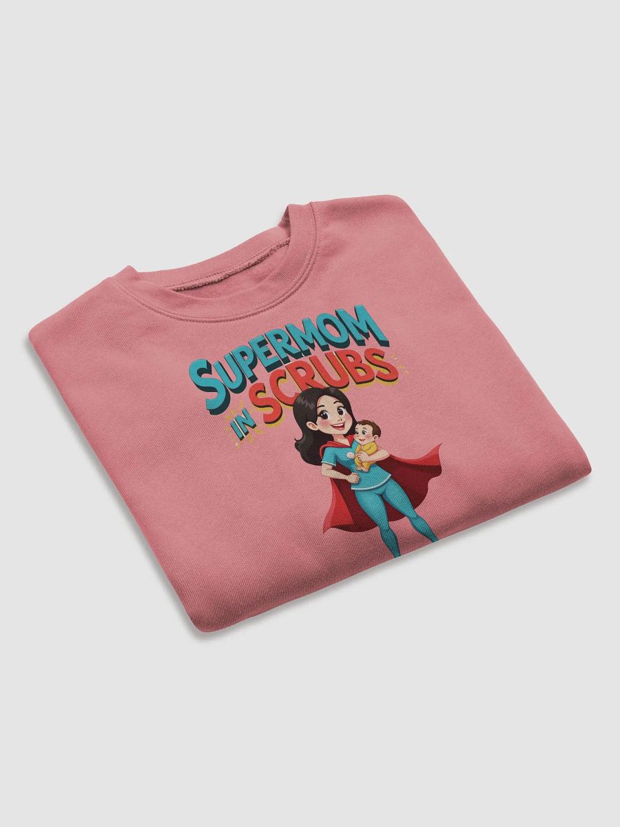 Supermom in Scrubs Fleece Crop Sweatshirt product image (31)
