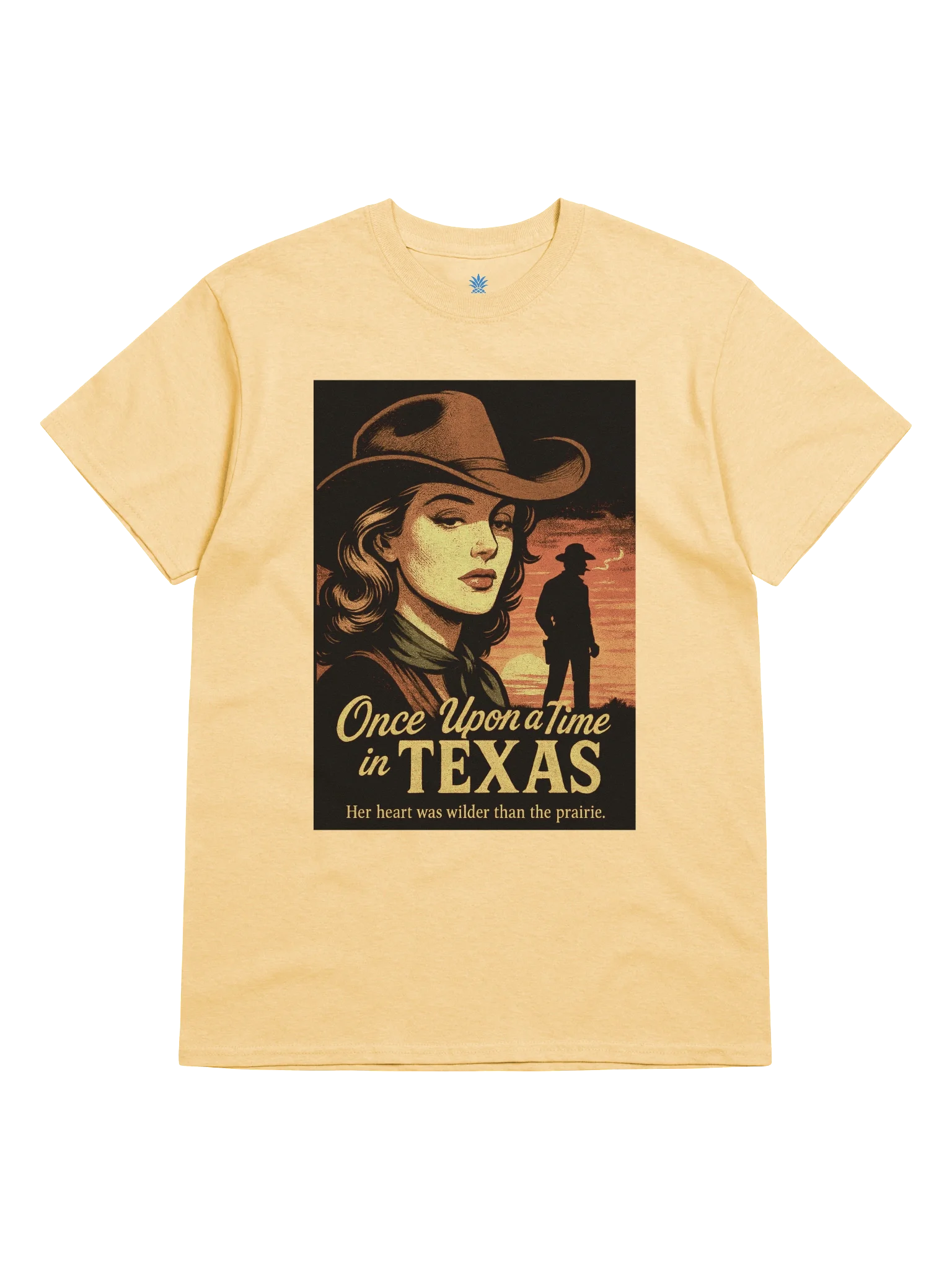 Once Upon a Time in Texas Faux 1950's Film Poster Boxy Fit Unisex T-Shirt product image (89)