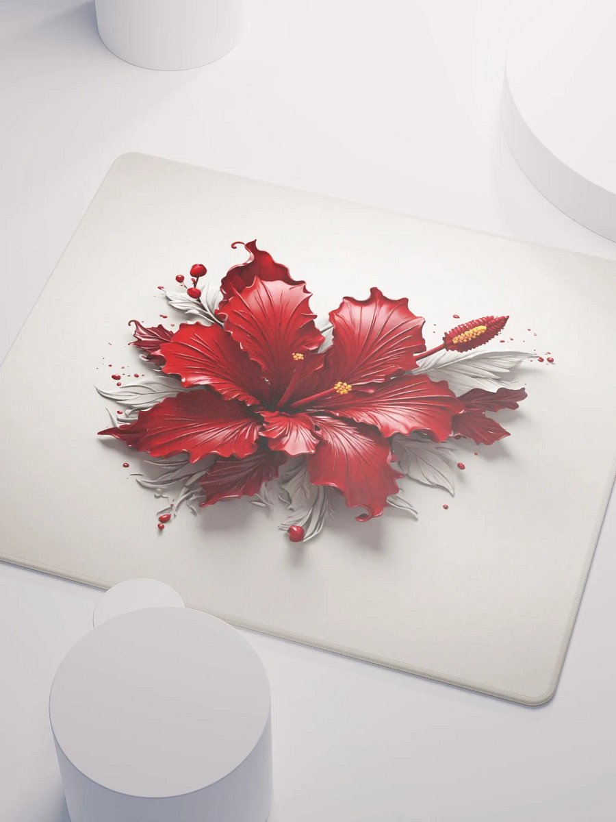 Hibiscus Design Gaming Mouse Pad product image (5)