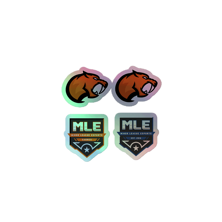 Sabres Holographic Sticker Sheet product image (1)