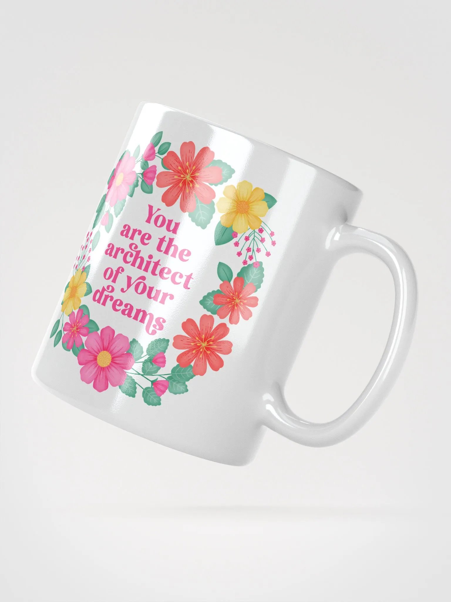 You are the architect of your dreams - Motivational Mug product image (2)