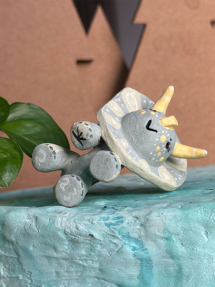 Spring Ceratopsid Ceramic Spill - B Grade product image (6)