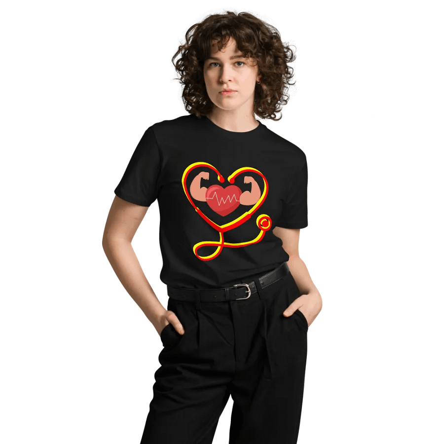 Heartbeat Strength Unisex T-Shirt product image (9)