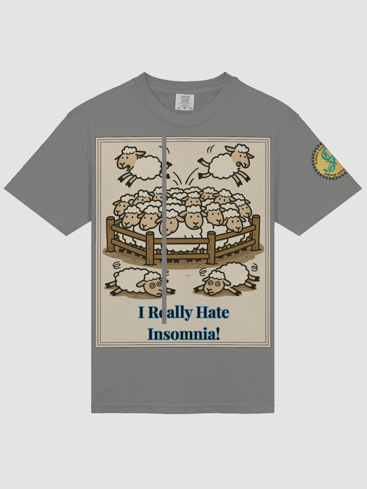 I Really Hate Insomnia (Both) Comfort Colors Garment-Dyed Heavyweight T-Shirt Colors (3) product image (25)