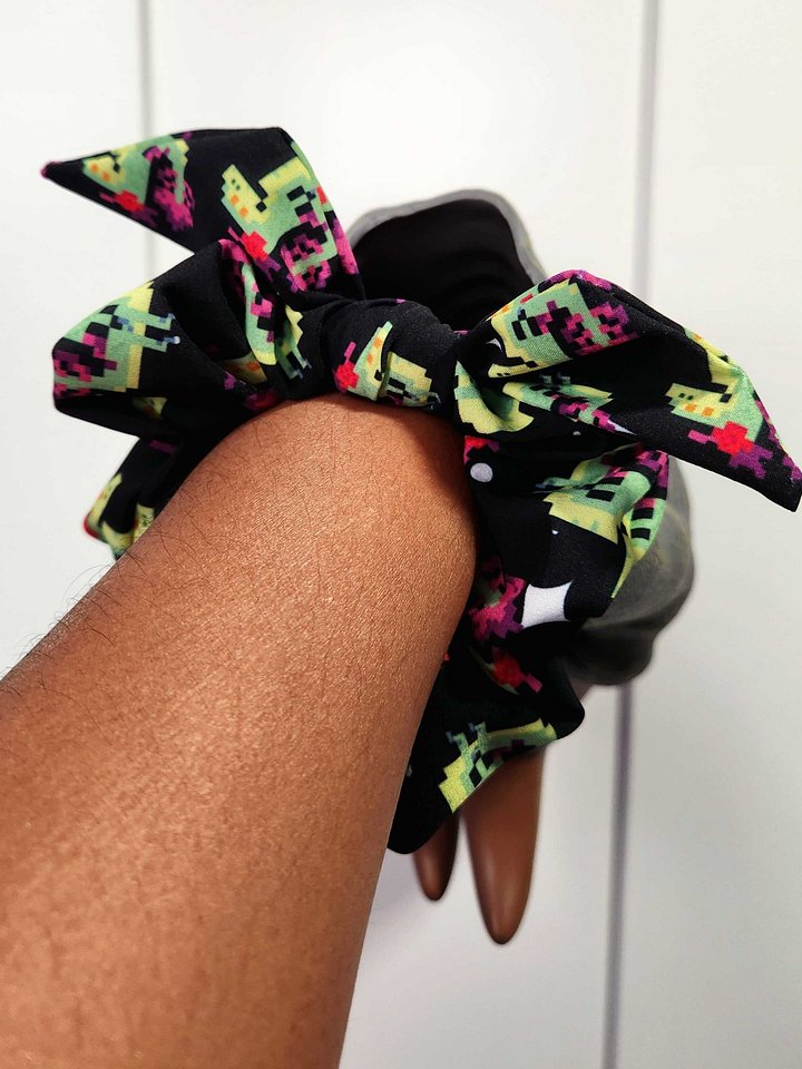 Kira P Pixel Raptor Scrunchie product image (1)