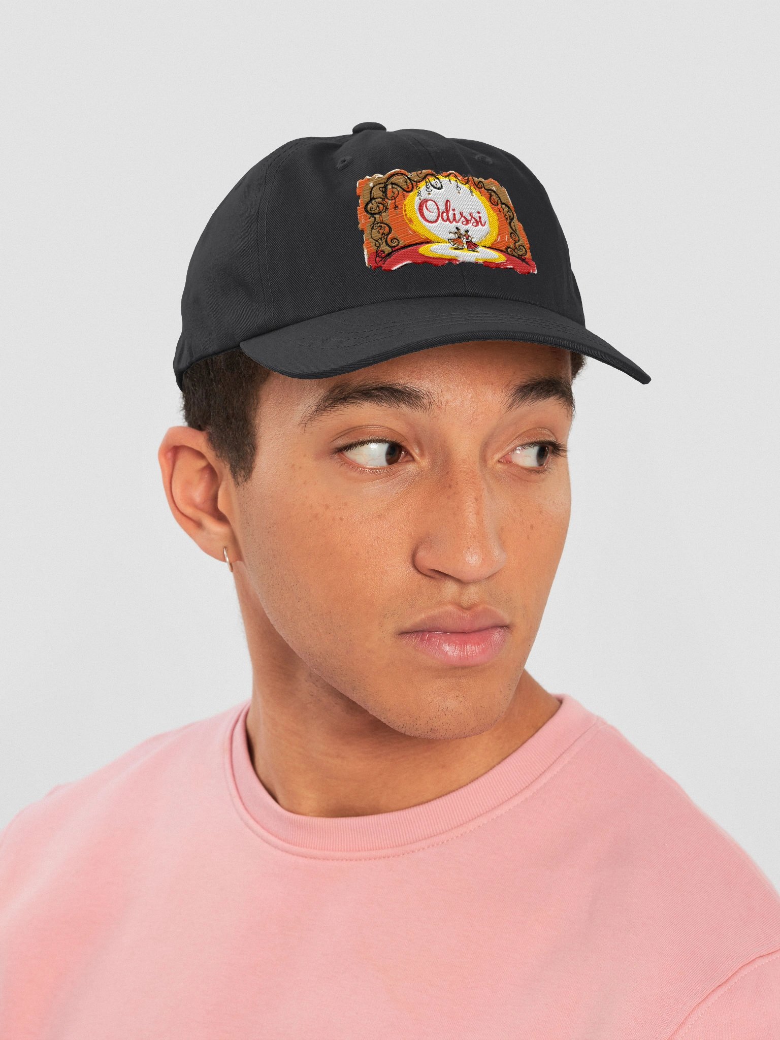 Ornate Odissi Stage | Traditional Dance Art Dad Cap product image (26)