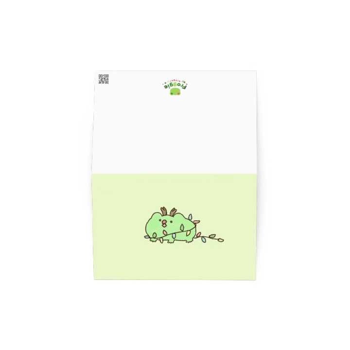 Reindeer Frog Lights Greeting Card product image (2)