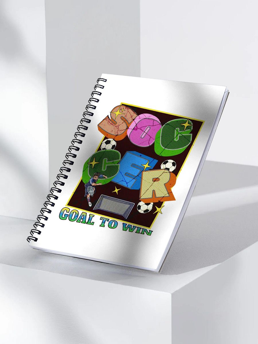 Goal To Win Soccer Spiral Notebook product image (2)