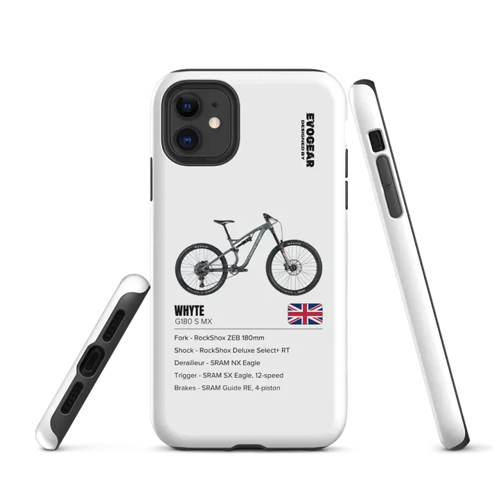 White Whyte G180 S MX iPhone Case product image (1)