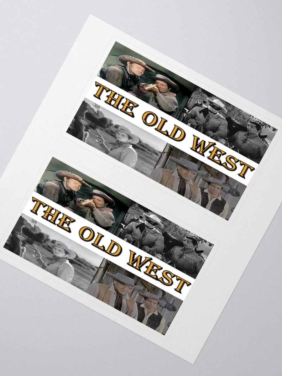 "Turbid" The Old West Collage Sticker Set product image (2)