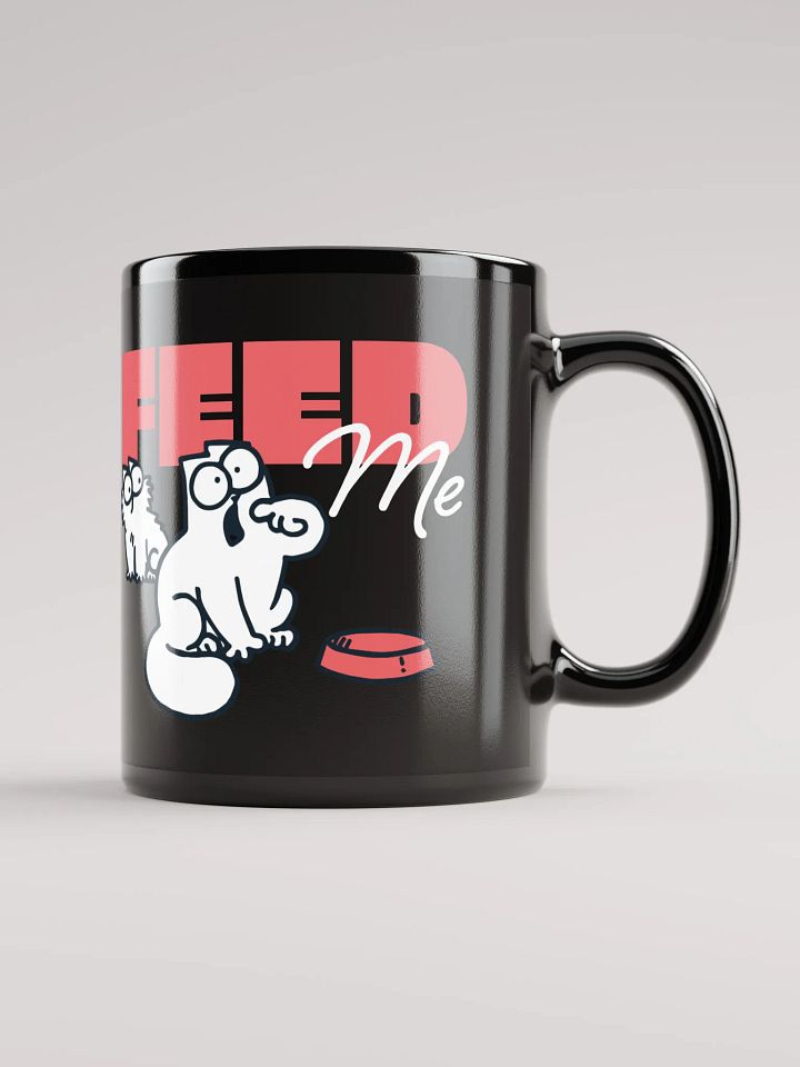 Feed Me Black Mug product image (2)