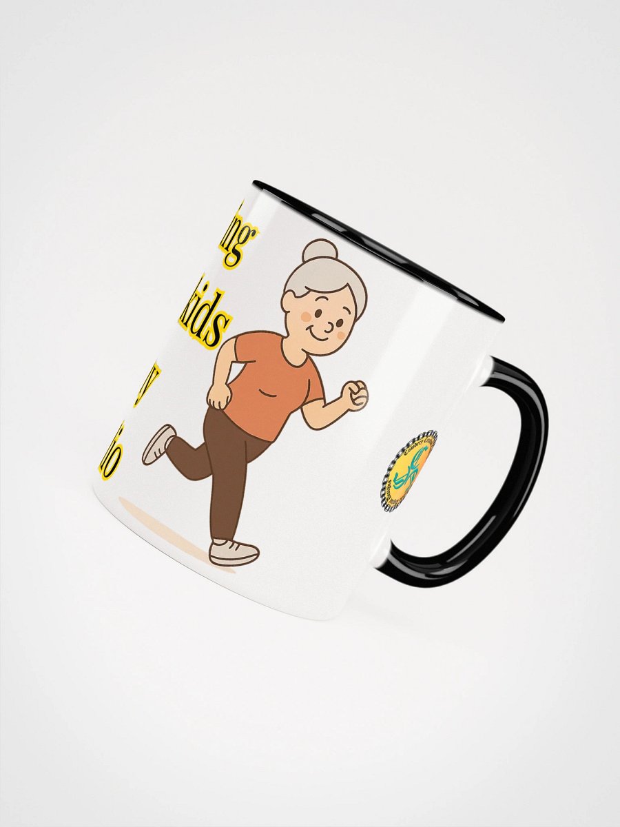 Spoiling Grandkids is my Cardio (Female) 2-Tone Ceramic Mug product image (4)