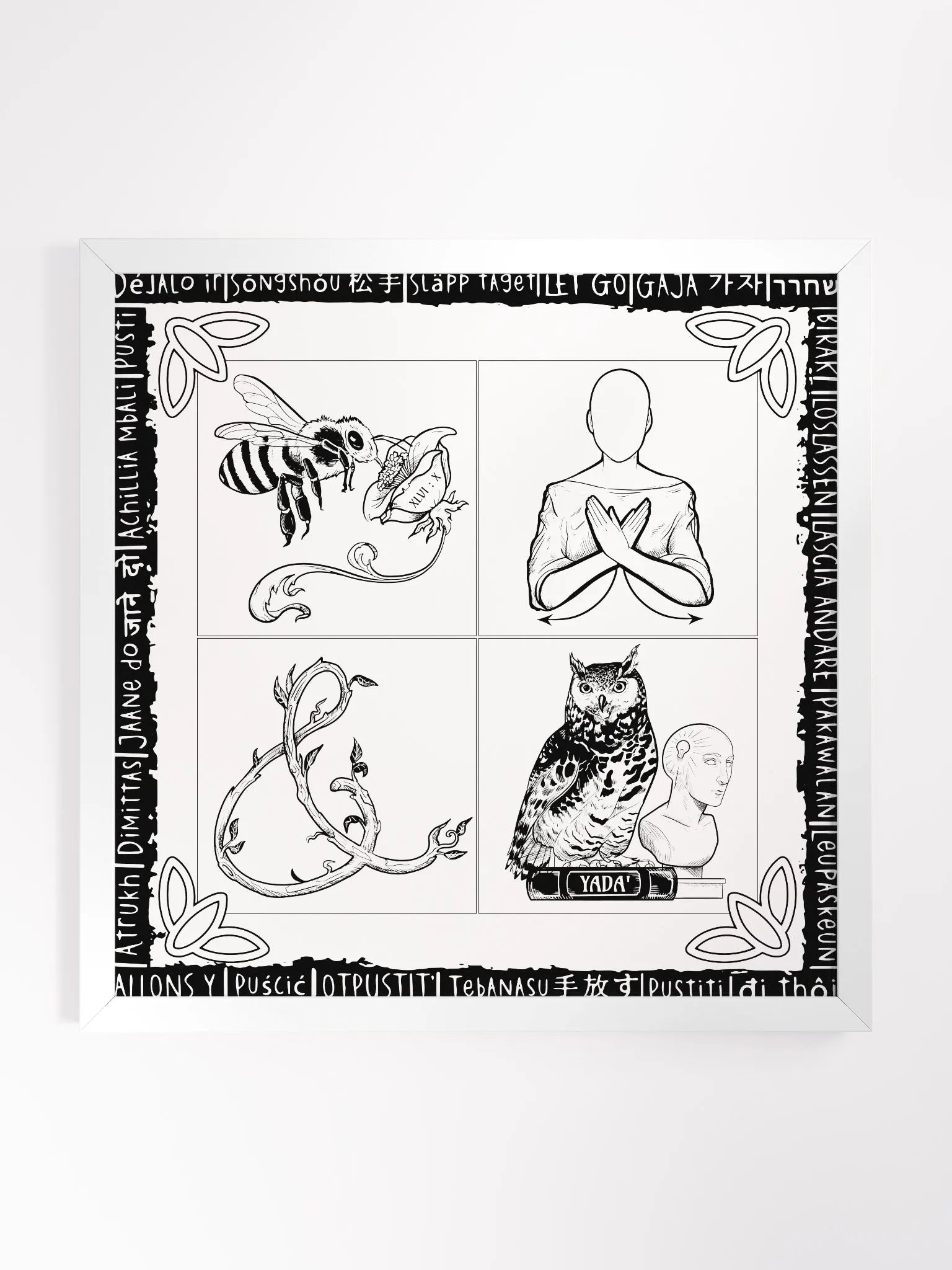 Wall Art (Bee still & know) product image (6)