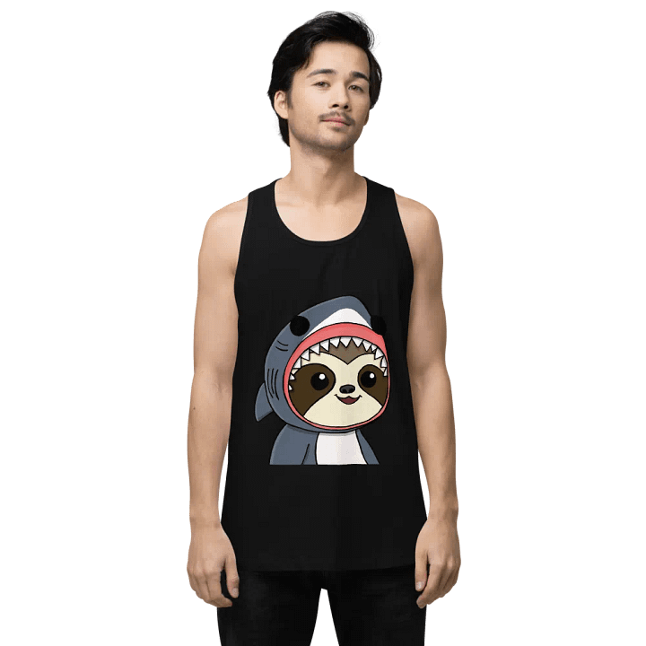 Mens Tank top - Shark product image (8)