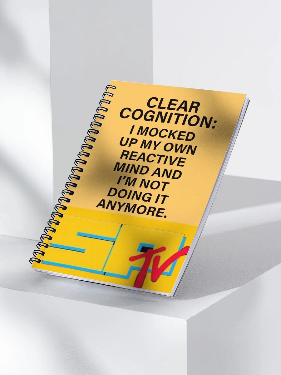 Clear cognition SPTV Goldenrod Notebook product image (3)