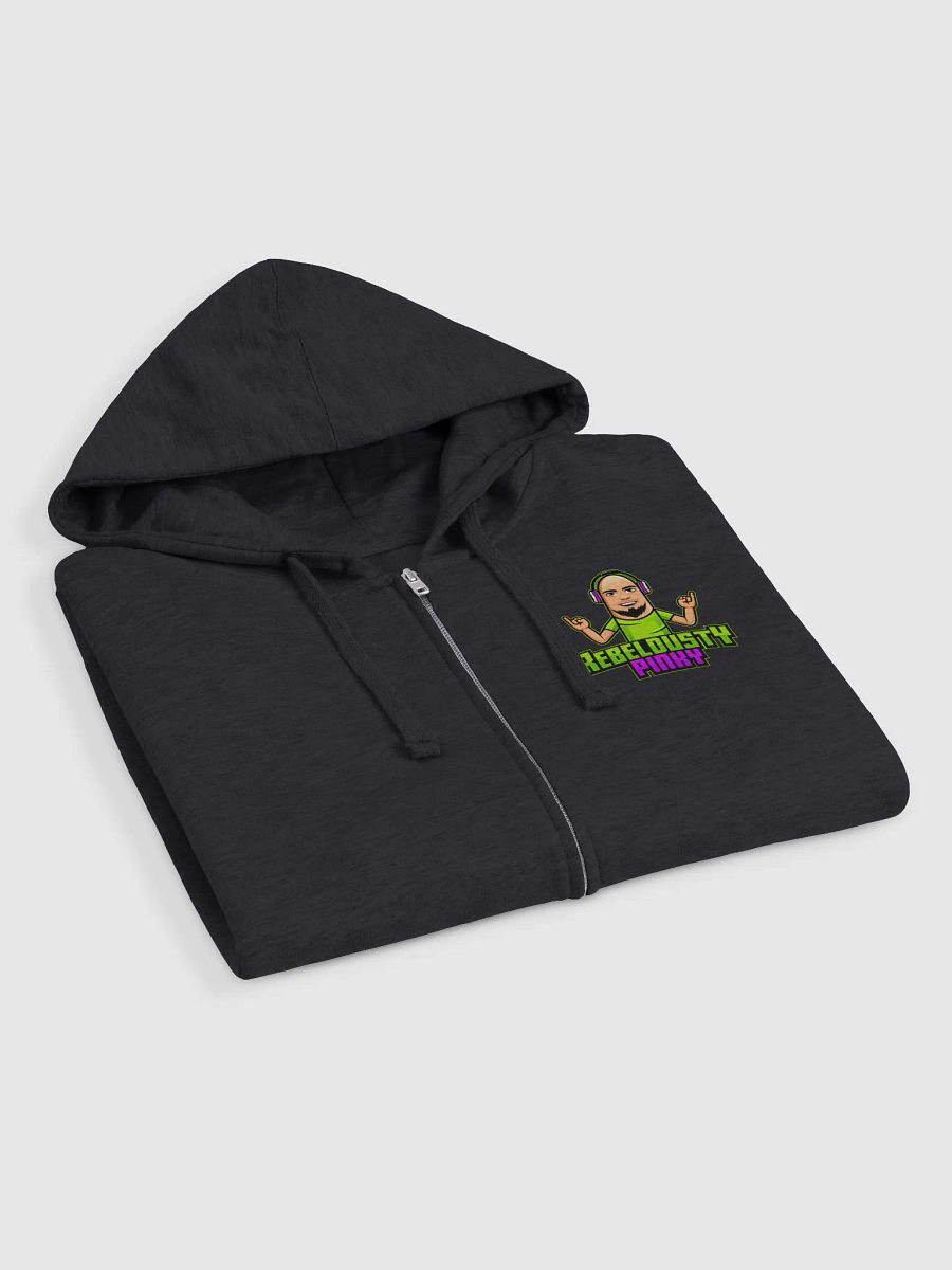 RebelDustyPinky Logo Zip UP Hoodie! product image (4)