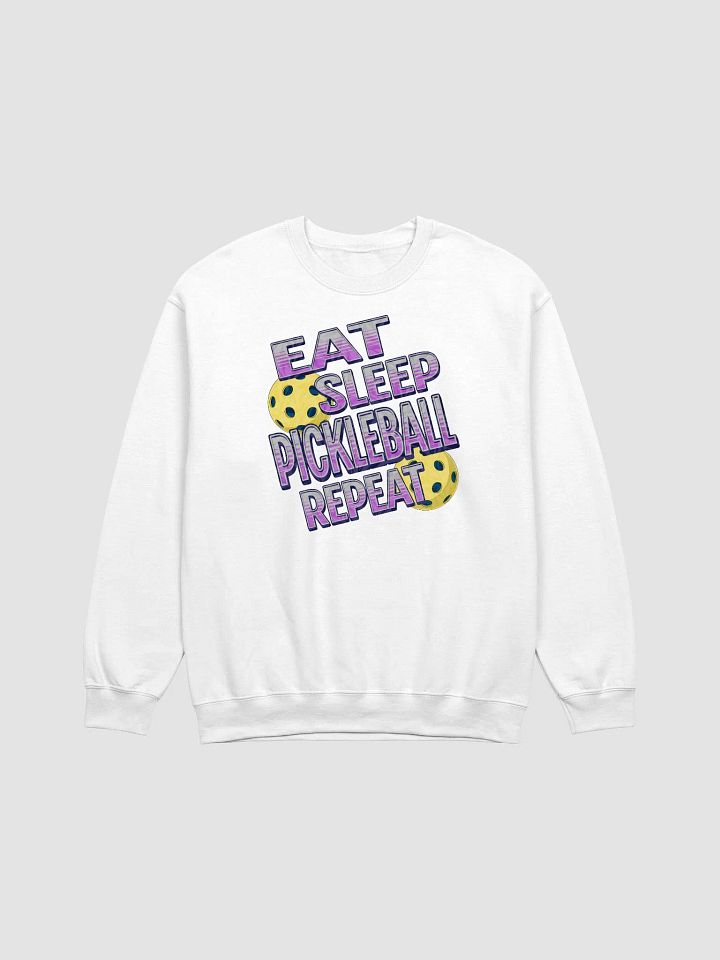 Eat Sleep Pickleball Repeat Angle Passion Crewneck product image (15)