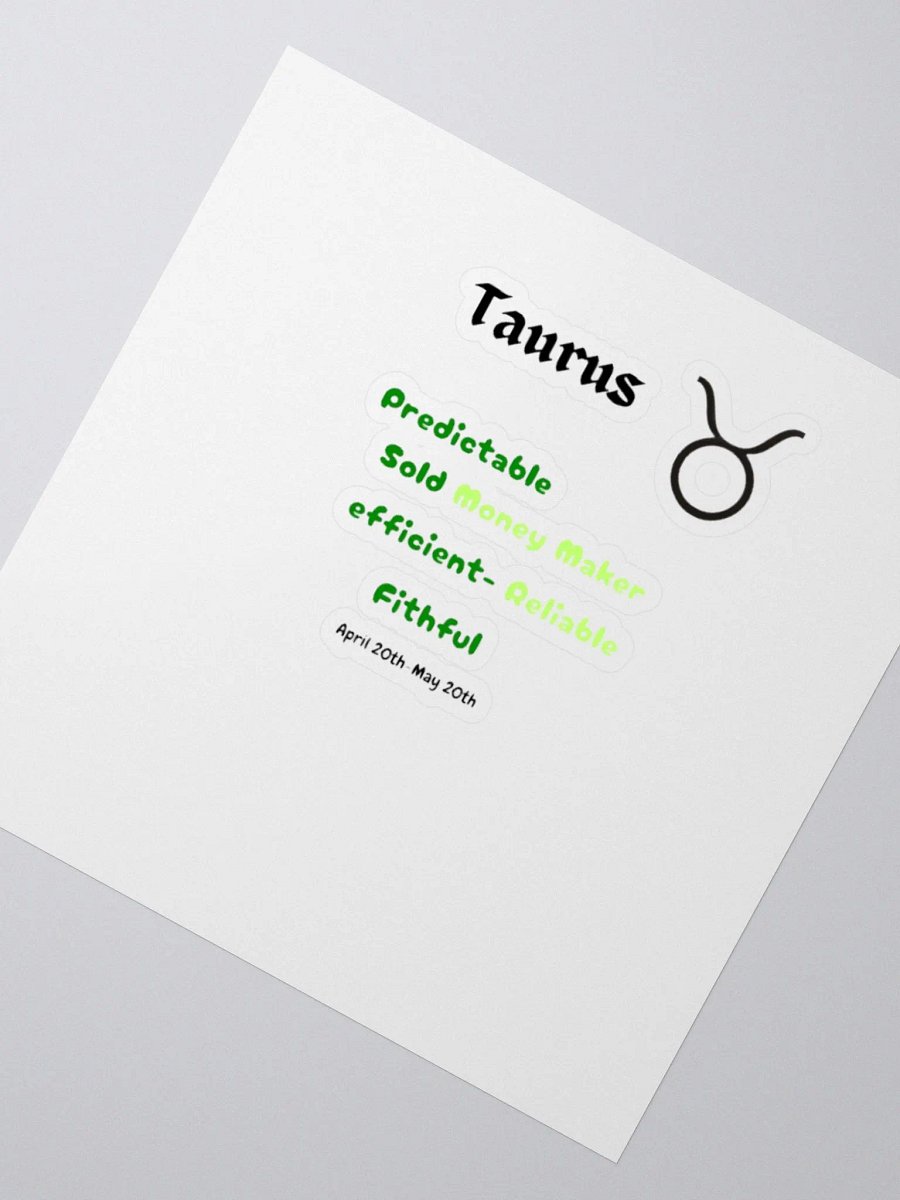 Taurus Stickers product image (6)