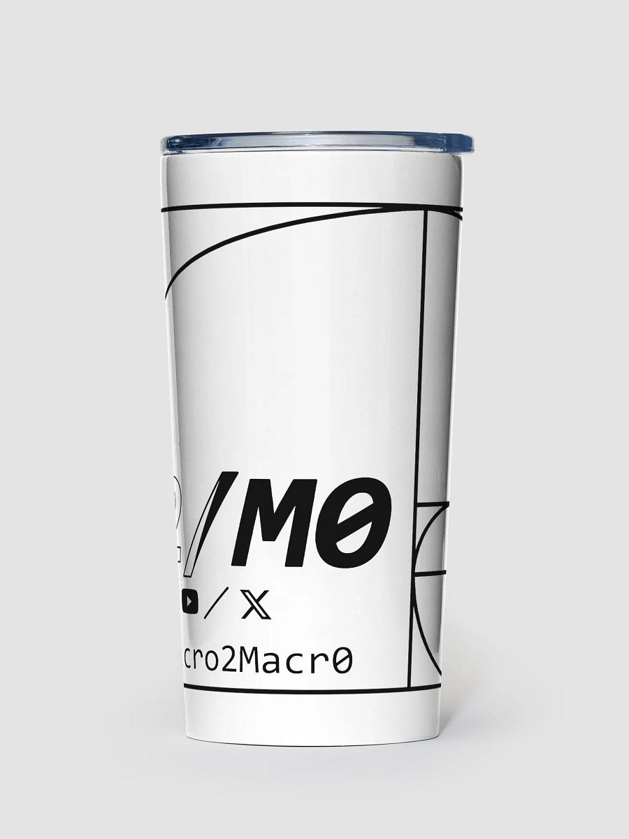 M2/M0 Logo Playful Stainless Steel Tumbler product image (1)