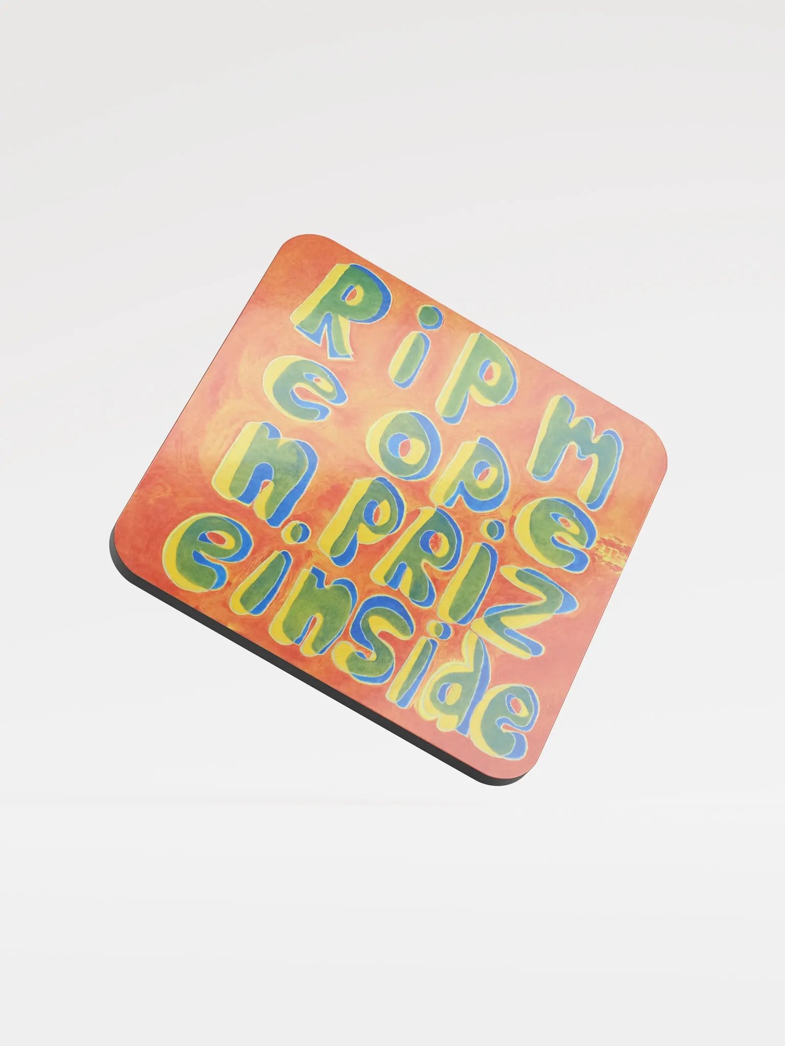 Rip Me Open Prize Inside coaster product image (1)
