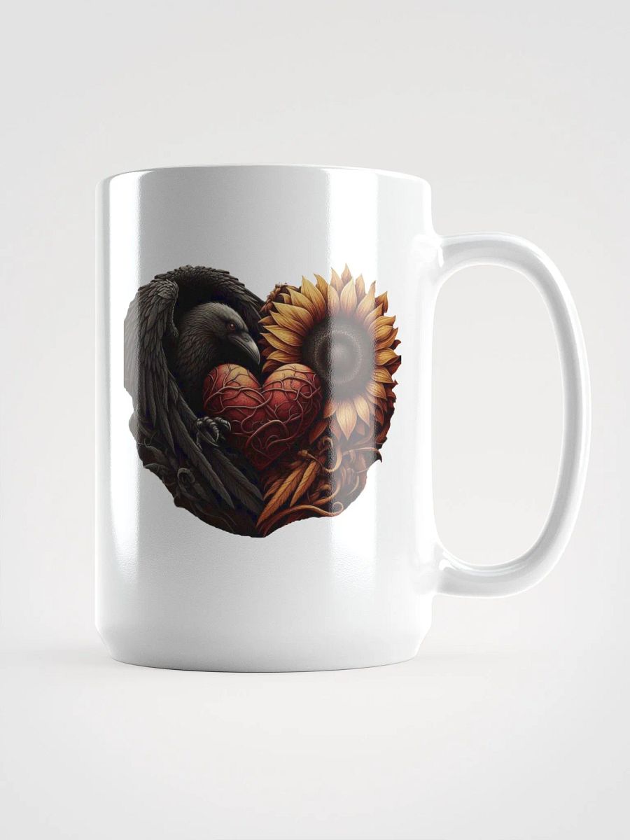 Raven & Sunflower Heart Mug product image (1)