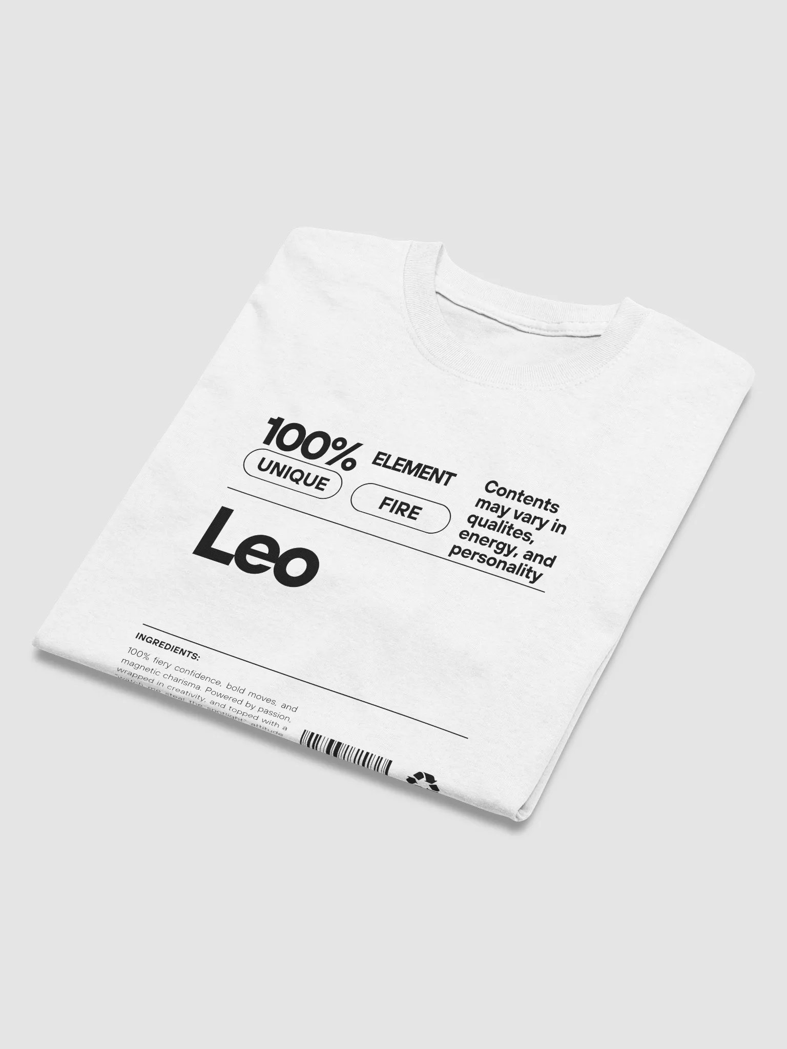 Born to shine. Built to lead. Leo T-shirt product image (2)