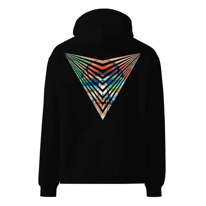 VACIO NEGATIVE Skull Vortex Logo Premium Relaxed Fit Hoodie product image (5)