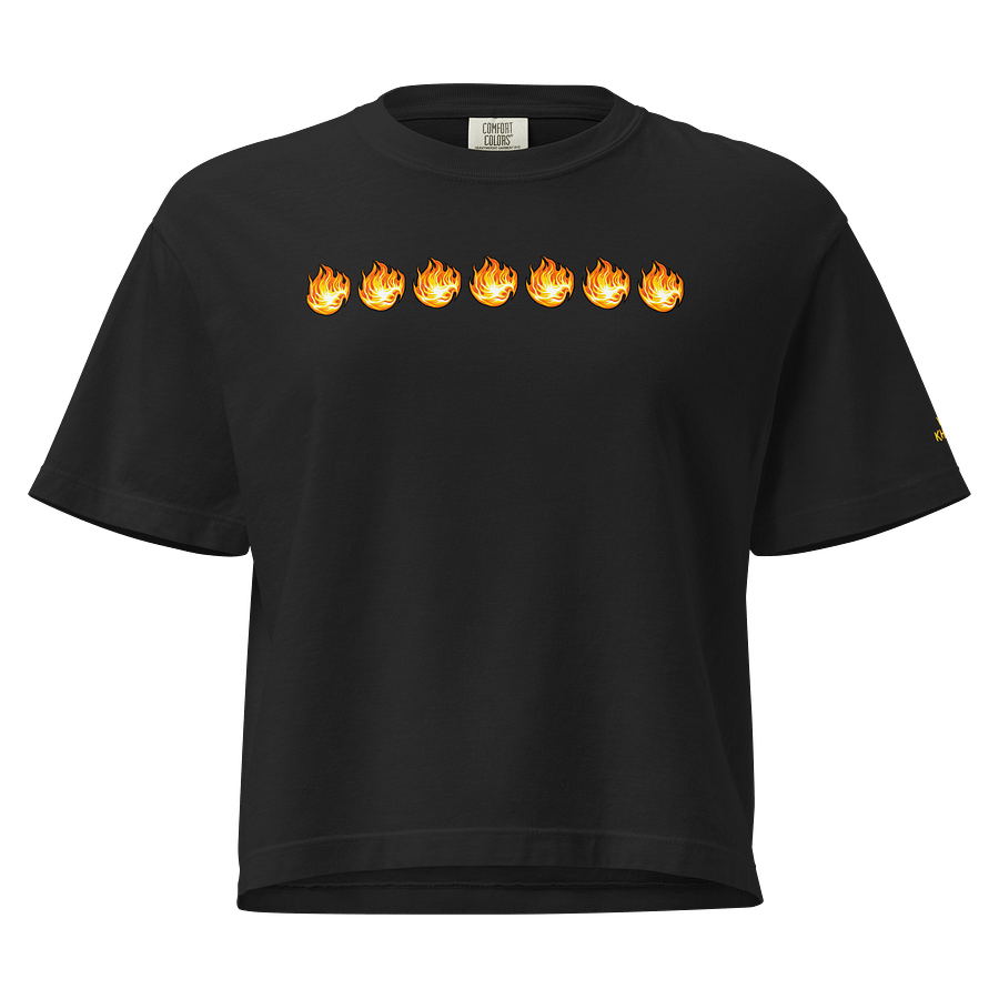 Fire Womens Boxy T Shirt product image (1)