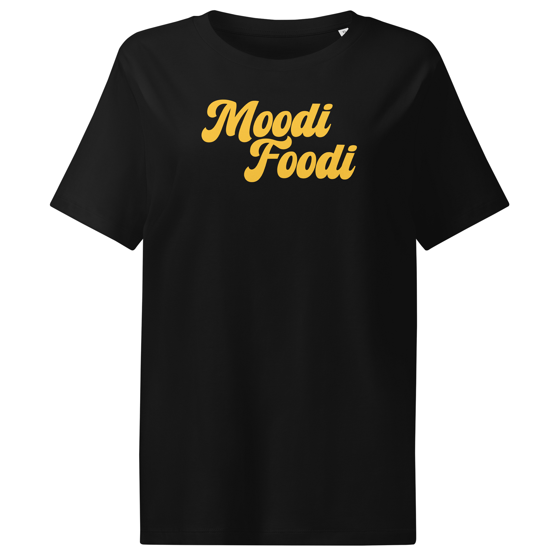 Moodi Foodi Originals – Organic Women’s Tee – Mustard product image (1)