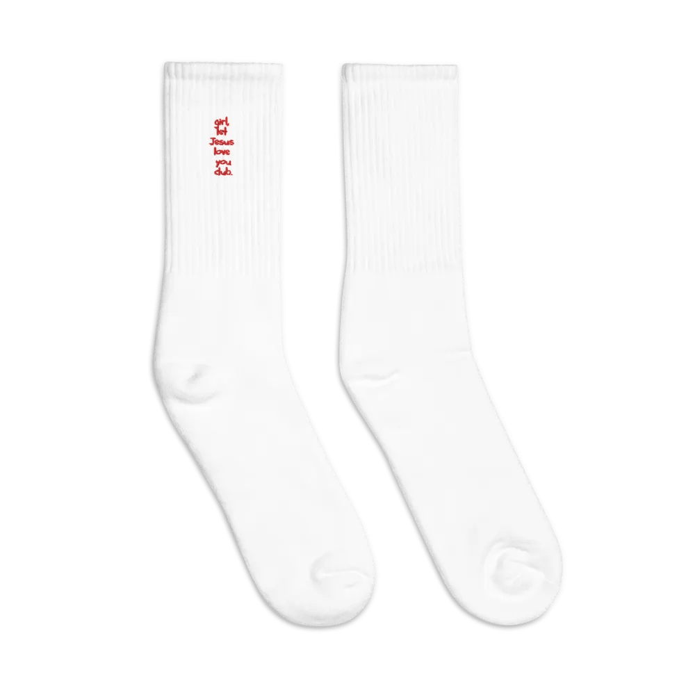 'GLJLY' club embroidered socks product image (3)