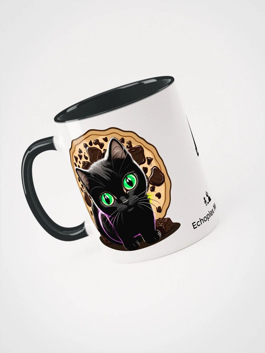 Cookie Kitty Stable Diffusion Coffee Mug With Colored Handle product image (1)